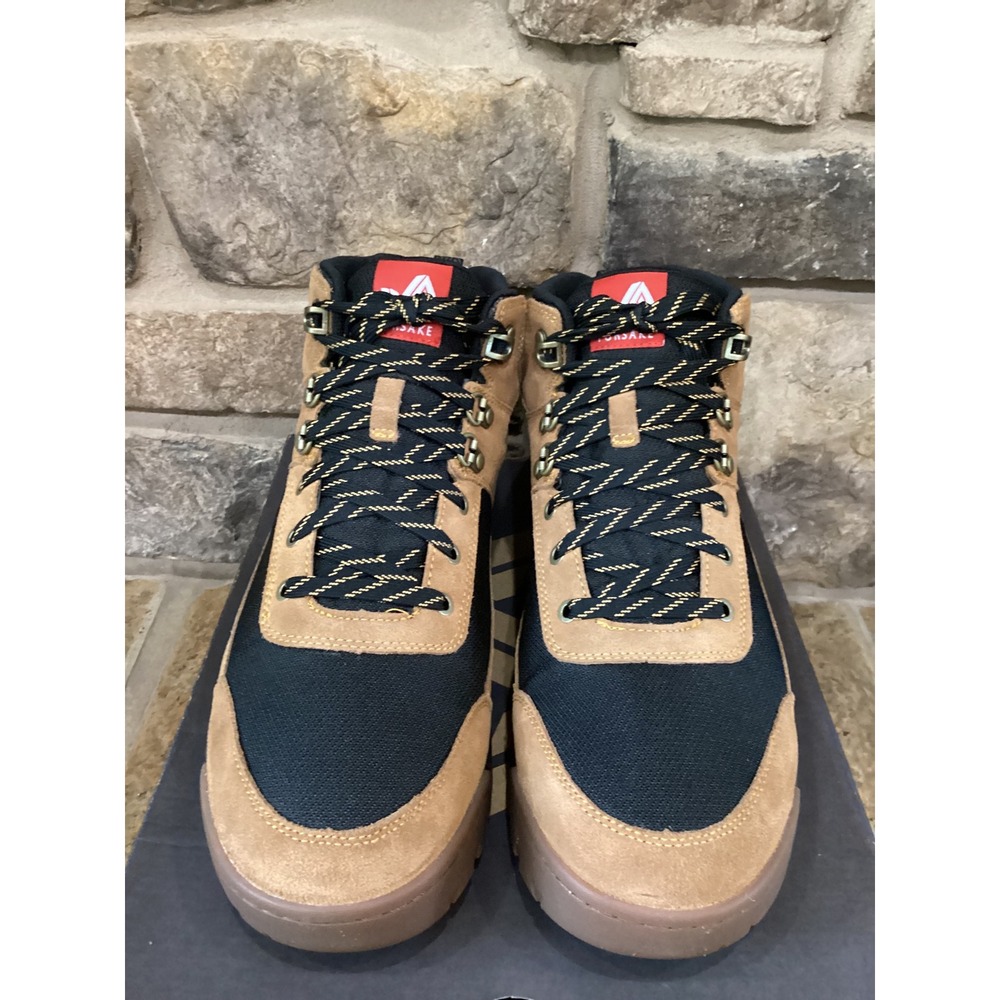 Forsake M Fifteen M WP Mens 11 Waterproof Hiking Boots Tan Black M80060 NEW - Picture 5 of 8